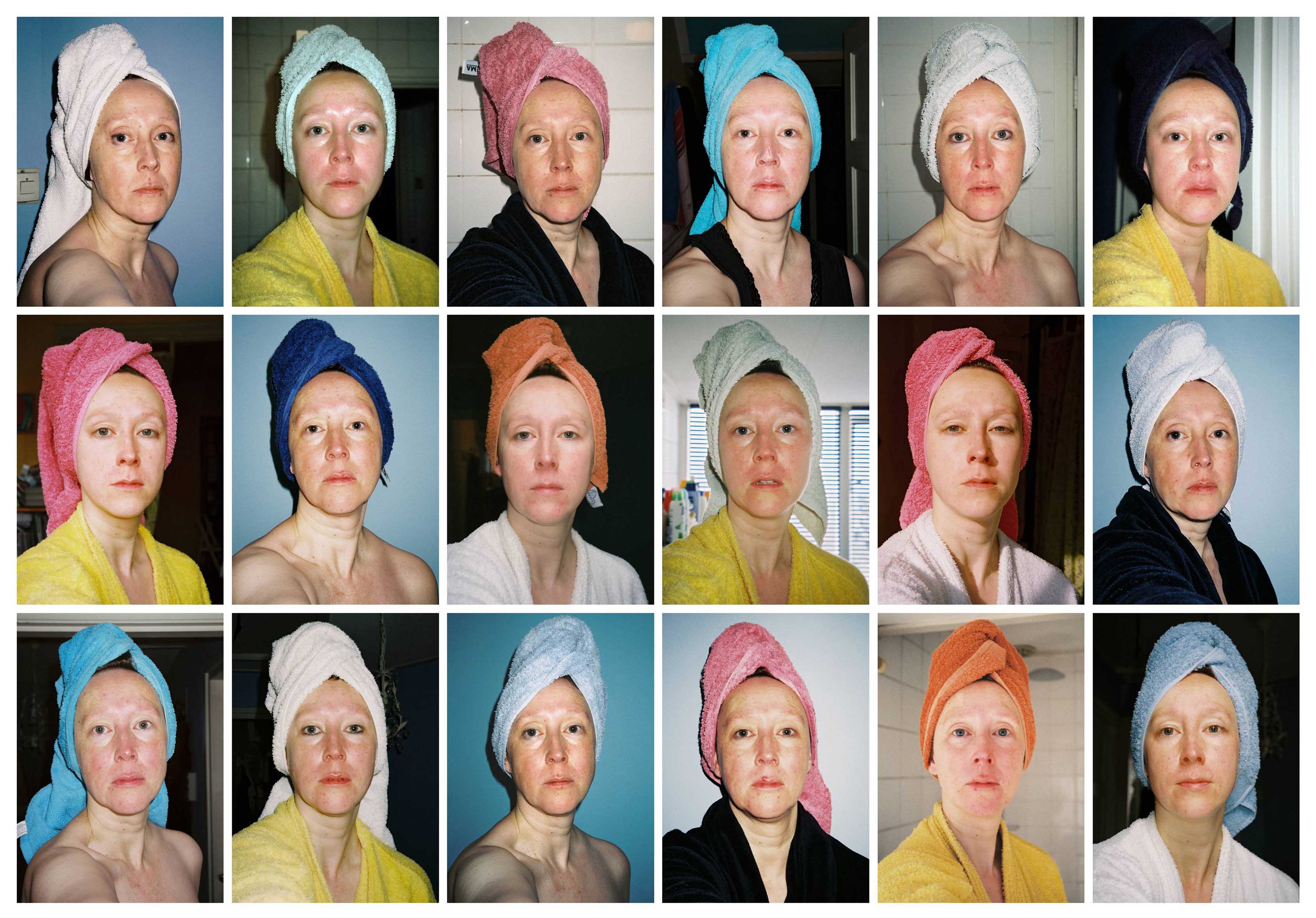 Lique Schoot, 18 Days with Hair Towels (2008 - 2019)